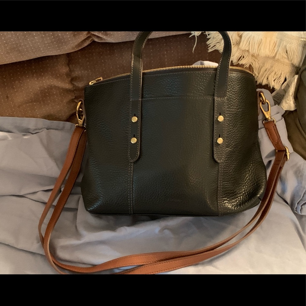 Fossil black shoulder bag